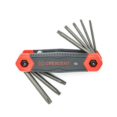 CRESCENT Crescent CHK3PC 3 piece folding sae/metric/torx dual material key set