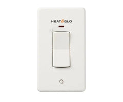 HEAT & GLO Heat & Glo IFT-RC150 Majestic White IntelliFire Touch Wireless On/Off Wall Switch IFT-RC150-HNG