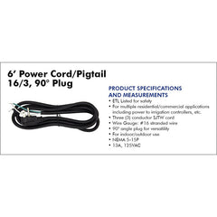 NVENT King Innovation 25260 6 ft Indoor/Outdoor 3 Wire