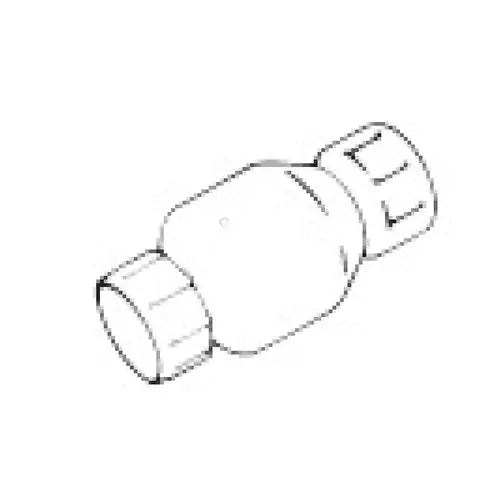 NDS Nds 1011-12 1-1/4 inches pvc ips spring check valve s by s 6-3/16 inches length