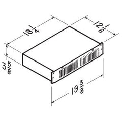 NUTONE Nutone 114 Kickspace Heater 1500W