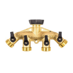 UNDERHILL Underhill A-HB4 Hose Bib 4-Way 3/4 in.