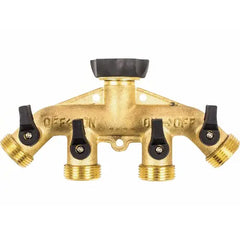 UNDERHILL Underhill A-HB4 Hose Bib 4-Way 3/4 in.