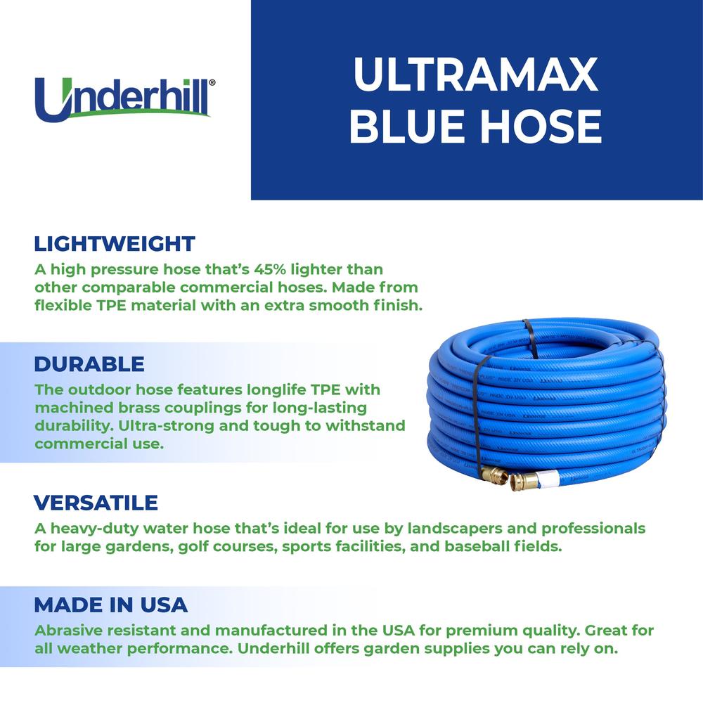 UNDERHILL Underhill H75-100B Water Hose 100 ft Replacement H75-100B