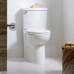 AMERICAN STANDARD American Standard 2989.101WHT Cadet 3 FloWise Skirted Two-Piece 1.28 gpf Chair Height Elongated Toilet With Seat