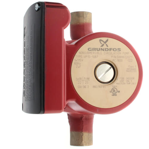 GRUNDFOS Grundfos UP15-10B7 bronze circulator pump 1/25 hp