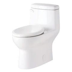 GERBER PLUMBING Gerber Plumbing 21-019 Avalanche CT One-Piece Elongated ErgoHeight Toilet 1.28 gpf 12 inches Rough-In
