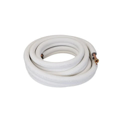 ICOOL Icool B145812025F 1/4 inches Ll x 5/8 inches Sl Mini Split Refrigerant Line Set w/ Flare Nuts, 1/2 inches Insulation (25 Ft.)