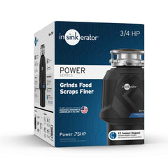 IN-SINK-ERATOR InSinkErator POWER-.75 Power .75HP Garbage Disposal