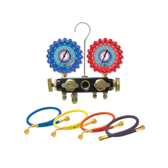 UNIWELD Uniweld A2LM Brass Manifold R-32/R-454B/R-448A/R-410A