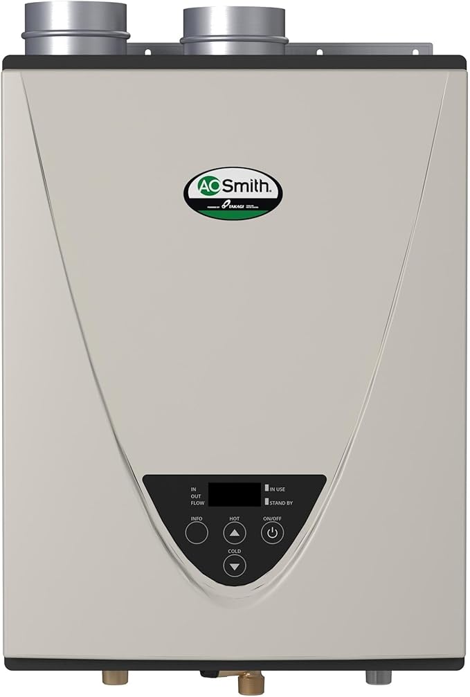 A.O. SMITH A.O. Smith ATO-540H-N 199,000 BTU ATI-540H Condensing Ultra-Low NOx Indoor Tankless Water Heater