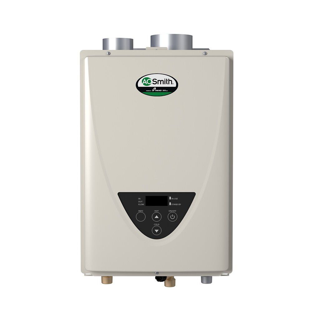 A.O. SMITH A.O. Smith ATI-510U 199,000 BTU Non-Condensing Ultra-Low NOx Indoor Tankless Water Heater (NG/LP)