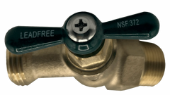 ARROWHEAD BRASS & PLUMBING Arrowhead Brass & Plumbing 351chrlf No-Kink Hose Bib 3/4 MIP