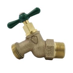 ARROWHEAD BRASS & PLUMBING Arrowhead Brass & Plumbing 351chrlf No-Kink Hose Bib 3/4 MIP