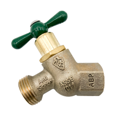 ARROWHEAD BRASS & PLUMBING Arrowhead Brass & Plumbing 363LF 3/4 inches Female Iron Pipe x 3/4 inches Hose Connection, No Kink Hose Bibb Integral Vacuum Arrow Breaker