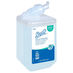 SCOTT Scott 91553 Foam Hair and Body Wash 1.0 L 6/Carton