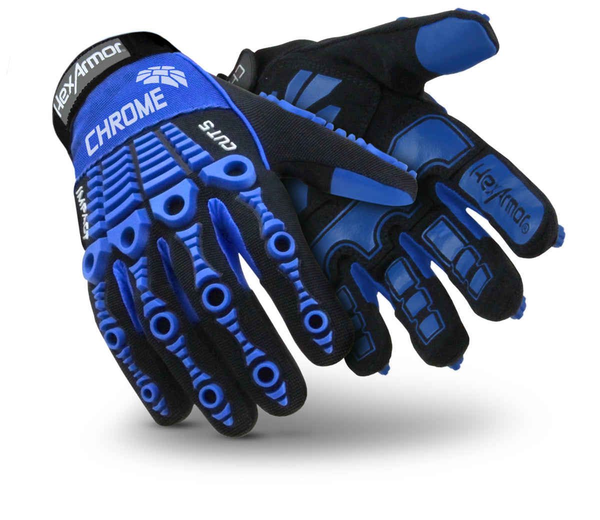 HEXARMOR Hexarmor 4024-L (9) Chrome Series Superfabric TPR Cut Resistant Gloves Large