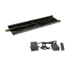 GRAND CANYON Grand Canyon GLASSBRN-24/12-H-NG-MVKEI-GCRK Assembled 24 inches Glass H-Burner Electronic