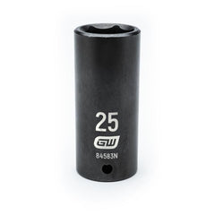 APEX Apex 84583N 1/2 inches Drive 6 Point Deep Impact Metric Socket 25mm