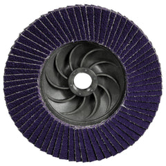 3M Cubitron 7100380178 3 Flap Disc 1169F, 40+, T27-Flat Quick Change, 4-1/2 in x 5/8 in-11, 10 ea/Case