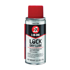 3-IN-ONE 3-In-One 120074 Lock Dry Lubricant (2.5 oz Aerosol Can)