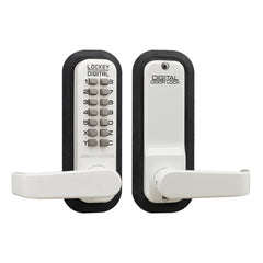LOCKEY Lockey 2835WH Mechanical Keyless Lever Lock White