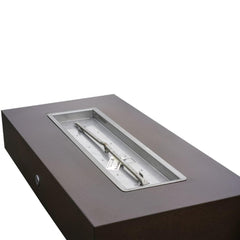 OUTDOOR PLUS Outdoor Plus Opt-Corpc48-Blk-Ng Coronado 48 Inch Rectangular Natural Gas Fire Pit