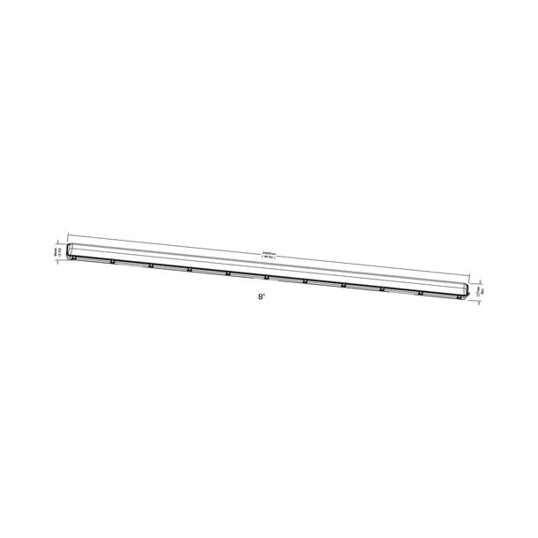 HALCO LIGHTING Halco Lighting LVPT-8-WS-CS-U ProLED Linear Vaportight 8ft Field Selectable Wattage (60W, 75W or 90W)
