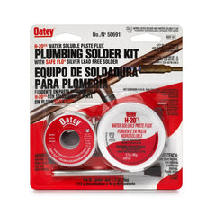 OATEY Oatey 50691 Plumbing Solder Kit, 1/4 lb solder and 1.7 oz flux