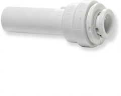 JOHN GUEST John Guest PP061612W 1/2 x 3/8 in. OD Stem x OD Tube 150# Polypropylene Bulkhead Reducer
