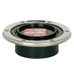 SIOUX CHIEF Sioux Chief 886-4ATMSPK abs tko total knockout closet flange, with stainless steel swivel ring, 4 inches spigot, flush to floor