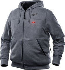 MILWAUKEE Milwaukee 302g-20xl M12 Heated Hoodie Xl Gray Insulated Cotton Polyester 44 to 46 Inches Chest
