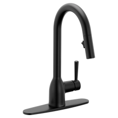 MOEN Moen 7475bl Chateau Matte Black One-handle Kitchen Faucet