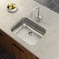 MOEN Moen gs18195b 407 Undermount Single Bowl Kitchen Sink 18 Gauge 23.5 X 23.5 Inches Stainless Steel