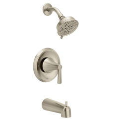 MOEN Moen t2413epbn Jase Brushed Nickel Posi-temp Tub and Shower Trim Kit with 4-inch Showerhead and 7-inch Tub Spout