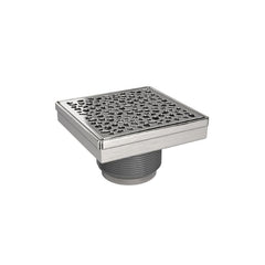 OATEY Oatey sd04psst Quickdrain Squaredrain Stones Kit 4 Inch Shower Drain Cover and Body Set