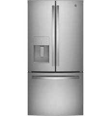 GE APPLIANCES Ge Appliances GFE24JYKFS Energy Star French-Door Refrigerator 23.6 Cu. Ft.