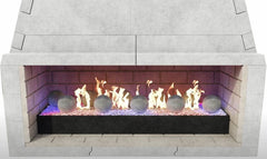 GRAND CANYON Grand Canyon LDB36L-EN Bedrock Linear Drop-In Burner & Case Natural Gas 36-Inch