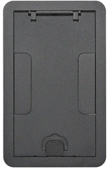 HUBBELL Hubbell 24GCCVRBK Carpet Cover 2/4G Flush Replacement 24GCCVRBK