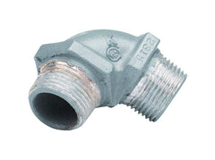HUBBELL Hubbell MM90-1 90° 1/2 inches Aluminum Elbow, Male/Male