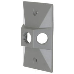 HUBBELL Hubbell 5189-0 Raco Wp Cover 1g Rect Clstr 3hl