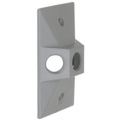 HUBBELL Hubbell 5189-0 Raco Wp Cover 1g Rect Clstr 3hl