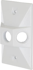 HUBBELL Hubbell 5189-1 Weatherproof Cover Three 1/2 in. Outlets