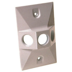 HUBBELL Hubbell 5189-1 Weatherproof Cover Three 1/2 in. Outlets