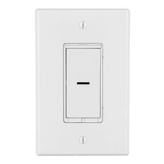 HUBBELL Hubbell IDE-V0008HW iDevices Wi-Fi Enabled Smart Wall Switch 120/277 VAC