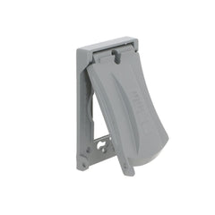 HUBBELL Hubbell MX1050S 1-Gang Flip Weatherproof Cover, Vertical/Horizontal, 12-in-1