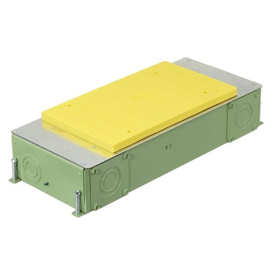 HUBBELL Hubbell CFB2G30CRE Recessed 2-Gang Concrete Floorbox with Rectangular Cover