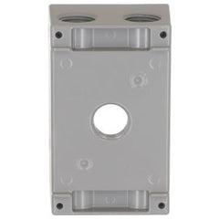 HUBBELL Hubbell 5322-0 Weatherproof Outlet Box With Lug 5 Outlets