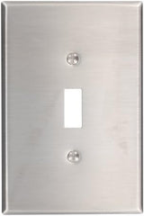 LEVITON Leviton 84101-40 1-gang Toggle Device Mount Switch Oversized Wallplate