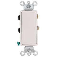 LEVITON Leviton 5604-2W Decora Rocker 4-Way AC Switch 15 Amp, 120/277 Volt